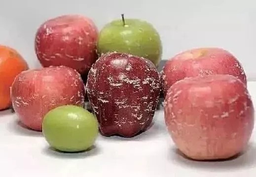 宾果智能净化后,苹果表明附着的农药残留物